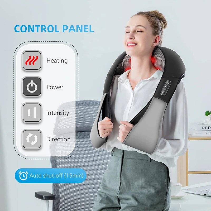 SereniTouch™: Deep Relief Neck & Back Massager