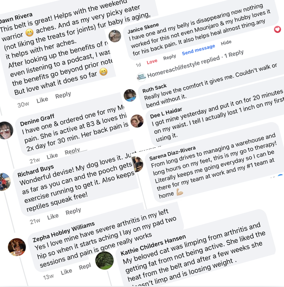 ThermaLight360™ Dual-Wavelength Red Light Therapy Belt