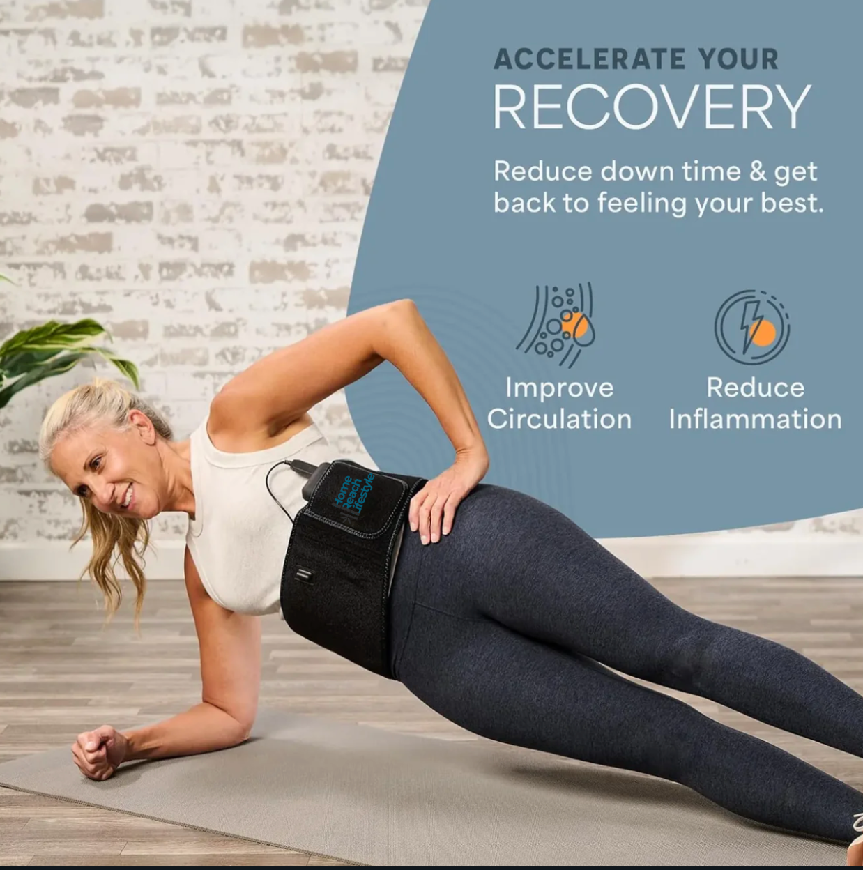 ThermaLight360™ Pro Red Light & Vibration Belt